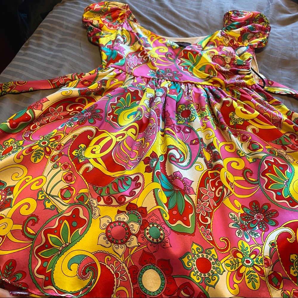 Really cute satin dress